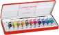 Preview: CARAN D'ACHE Deckfarbe Gouache 2001.312 12 Tuben Metallbox, Pinsel