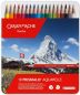 Preview: CARAN D'ACHE Farbstifte Prismalo 3mm 999.318 ass. in Metallsch. 18 Stück