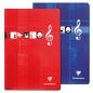 Preview: CLAIREFONTAINE Musikheft A4 3117 weiss 24 Blatt