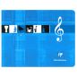 Preview: CLAIREFONTAINE Musikheft Italian 22x17cm 3754 weiss 24 Blatt