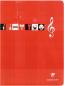 Preview: CLAIREFONTAINE Musikheft 17x22cm 3798 5mm, kariert 28 Blatt