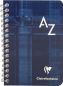 Preview: CLAIREFONTAINE Spiralheft mit Index 9,5x14cm 68599 5mm, A-Z, ass. 50 Blatt