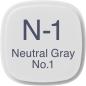 Preview: COPIC Marker Classic 2007587 N-1 - Neutral Grey No.1