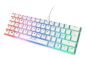 Preview: DELTACO TKL Gaming Keyboard mech RGB GAM-075-W-CH red switch, CH-Layout, white