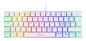 Preview: DELTACO TKL Gaming Keyboard mech RGB GAM-075-W-CH red switch, CH-Layout, white