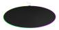 Preview: DELTACO RGB Floorpad, round,Black GAM-138 110x110 cm