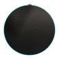 Preview: DELTACO RGB Floorpad, round,Black GAM-138 110x110 cm