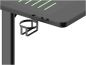 Preview: DELTACO RGB Gaming Desk DT420 GAM-150 Glass LED Tabletop,140x75 cm