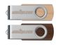 Preview: DISK2GO USB-Stick wood 8GB 30006668 USB 2.0 double pack