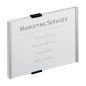 Preview: DURABLE Türschild Info Sign 480523 silber, aluminium 210x148.5mm