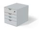 Preview: DURABLE Box VARICOLOR SAFE 4 762627 weiss/mehrfarbig 4 Schubladen