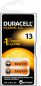 Preview: DURACELL Hörgeräte Batterie Easy Tab 13 PR48, ZincAir, 1.5V 6 Stück