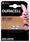 Preview: DURACELL Knopfbatterie Specialty 357/303 V357, V303, SR44W,1.5V 2 Stück