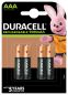 Preview: DURACELL Recharge Ultra PreCharged DX2400 AAA, 850 mAh, 1.2V 4 Stück