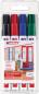 Preview: Edding permanent marker 3000 1.5-3mm 3000-e4 4 farben ass. - Edding-3000-e4-4004764789900