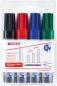 Preview: EDDING Whiteboard Marker 365 2-7mm 365-E4 schwarz,rot,blau,grün 4 Stk.