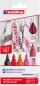Preview: Edding textilmarker 4500 3949 warm color 5 stück - Edding-3949-4057305013101-02.jpg