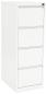 Preview: EDGY HR-Schrank 3404/9003 4 Schubladen schmal, weiss