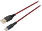 Preview: Egogear charging cable type-c 3m sch10-ns-rd braided, nsw, red.black - Egogear-sch10-ns-rd-5425025591817