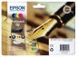 Preview: EPSON Multipack Tinte CMYBK T162640 WF 2010/2540 165/175 Seiten