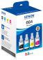 Preview: EPSON Multipack Tinte 664 CMYBK T664640 EcoTank L355/L555 4-color