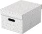 Preview: ESSELTE Aufbewahrungsboxen Home M 628282 365x265x205mm, weiss 3 Stk