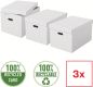 Preview: ESSELTE Aufbewahrungsboxen Home L 628286 510x355x305mm, weiss 3 Stk