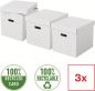 Preview: ESSELTE Aufbewahrungsboxen Home Cube 628288 365x320x315mm, weiss 3 Stk