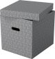 Preview: ESSELTE Aufbewahrungsboxen Home Cube 628289 365x320x315mm, grau 3 Stk