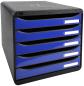 Preview: EXACOMPTA Schubladenbox 3097203D BIG-BOX Plus 5, Eco, blau