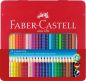 Preview: FABER-CASTELL Farbstifte Colour Grip 112423 24 Farben Metalletui