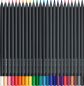 Preview: FABER-CASTELL Farbstifte Black Edition 116424 neon Farben ass. 24 Stück