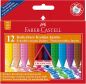 Preview: FABER-CASTELL Kreiden Grip Jumbo 122540 12 Farben Etui