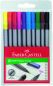 Preview: FABER-CASTELL Grip Finepen 0,4mm 151610 10 Farben, Etui