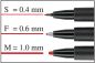 Preview: FABER-CASTELL OHP MULTIMARK S 152321 rot perm.