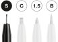 Preview: FABER-CASTELL Pitt Artist Pen 167151 black & white 4 Stück