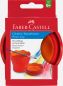 Preview: FABER-CASTELL Wasserbecher CLIC & GO 181517 rot, für Pinsel