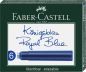 Preview: FABER-CASTELL Tintenpatrone 185506 königsblau 6 Stück