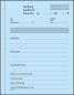 Preview: FAVORIT Quittungen D/F/I A6 8096OK blau/weiss 50x2 Blatt