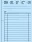 Preview: FAVORIT Mehrzweckbuch D/F/I A6 8111OK blau/weiss 50x2 Blatt