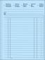 Preview: FAVORIT Mehrzweckbuch D/F/I A5 8115OK blau/blau/weiss 50x3 Blatt