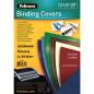 Preview: FELLOWES Lederstruktur Cover A4 5371305 blau 100 Stück