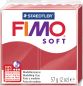 Preview: FIMO Knete Soft 57g 8020-26 rot