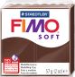 Preview: FIMO Knete Soft 57g 8020-75 schoko