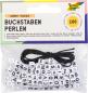 Preview: FOLIA Buchstaben-Perlen 33903 weiss 100 Stück