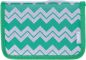 Preview: FUNKI Etui Zigzag 6012.009 grün 23x14x4cm