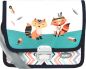 Preview: FUNKI Kindergarten-Tasche Foxes 6020.024 türkis 265x200x700mm