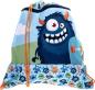 Preview: FUNKI Turnbeutel Fluffy Monster 6030.041 multicolor 36x42cm