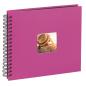 Preview: HAMA Spiralalbum Fine Art 10608 360x320mm, pink 25 Blatt