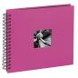 Preview: HAMA Spiralalbum Fine Art 113680 280x240mm, pink 25 Blatt